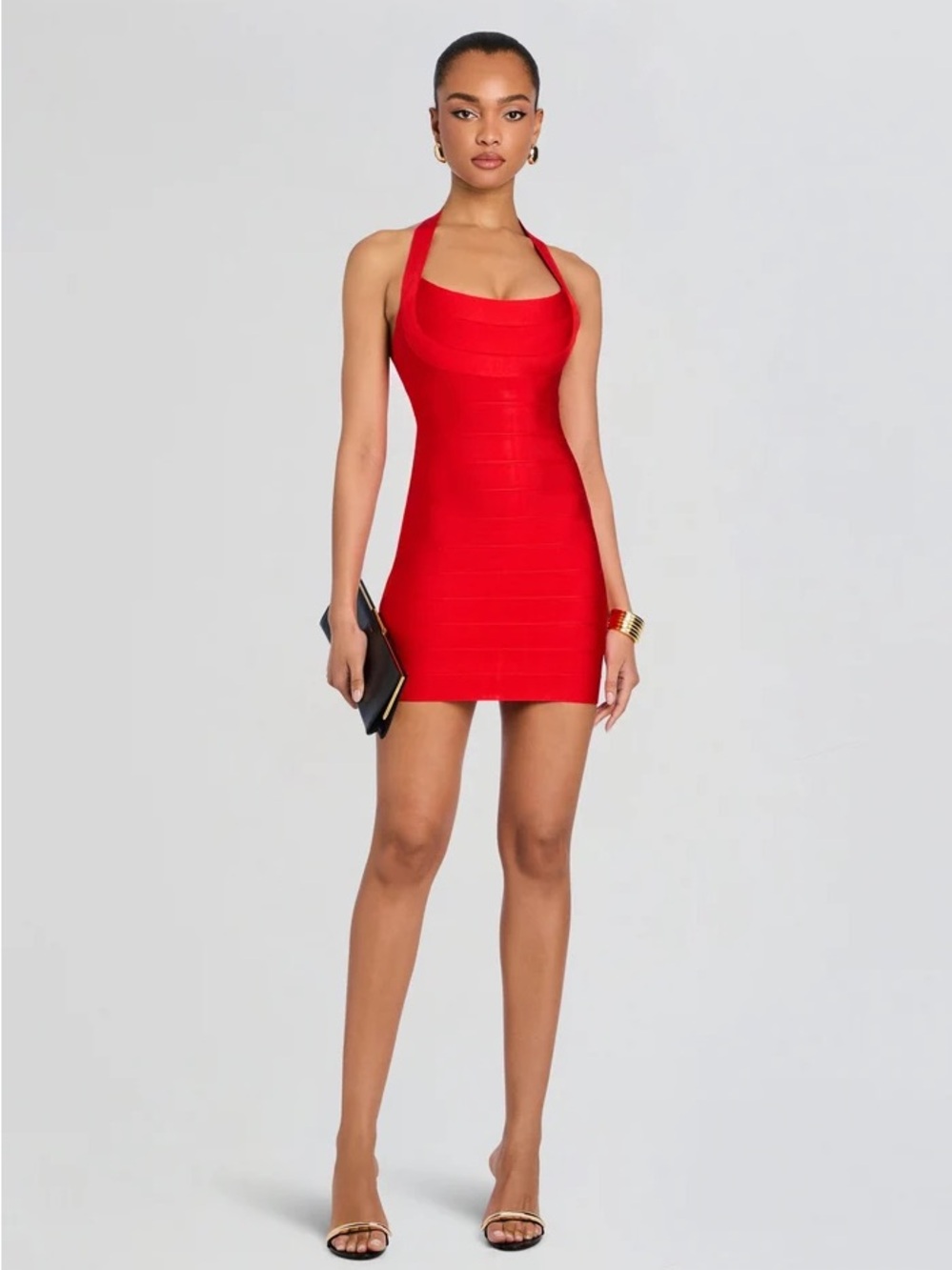 Retrofete CASSARA BANDAGE KNIT MINI DRESS NWT